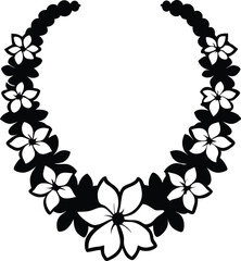 Lei day silhouette vector designs 18
