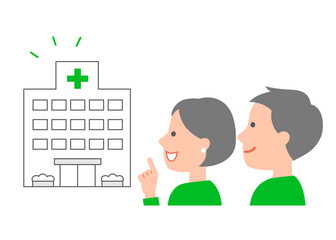 最適な医療機関を探し、検討している夫婦