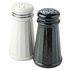 Elegant Salt and Pepper Shaker Set Photorealistic Image of Classic Kitchenware