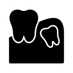 Wisdom Tooth Vector Icon