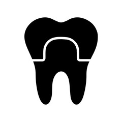 Dental Crown Vector Icon