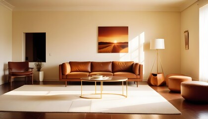 Fototapeta premium interior modern design room 3d