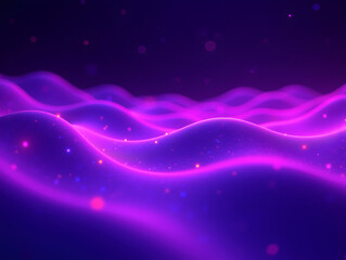 Obraz premium Abstract light three-dimensional luminous particles technology sense KV main visual background