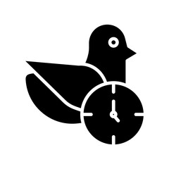 Early Bird Vector Icon