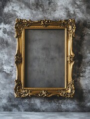Vintage Decor Gold Frame: Ornate Design for Luxurious Interior Styling
