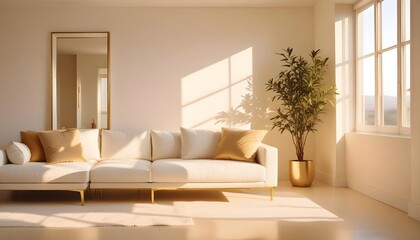 interior modern design room 3d