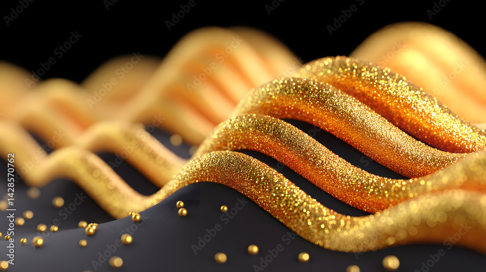 Wall mural abstract light three-dimensional luminous particles technology sense kv main visual background