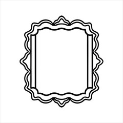 vector illustration of a frame
