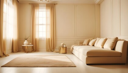 interior modern design room 3d