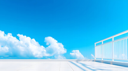 Fototapeta premium Future city skyline skyscrapers building landscape commercial background