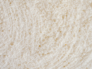 macro of White bread surface, bread background, macro food