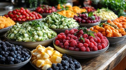 Vibrant Fruit Platter: A Feast for the Eyes