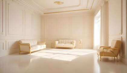 Fototapeta premium interior modern design room 3d