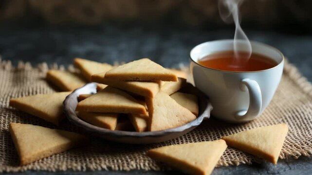 Namakpare or Salty Shakarpara, commonly referred to as a popular tea time snack.