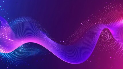 Abstract digital wave pattern with vibrant color gradients.