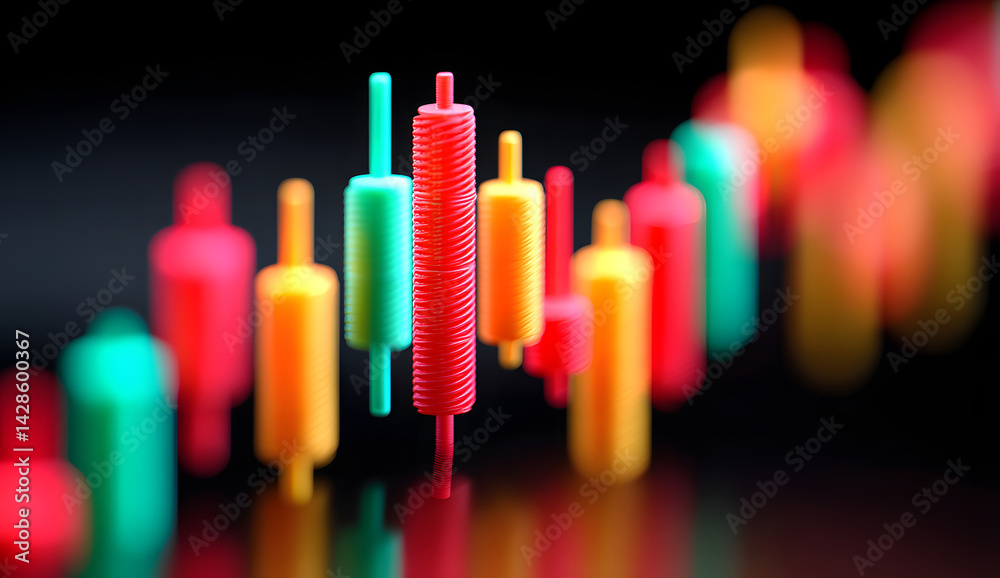 Wall mural abstract light three-dimensional luminous particles technology sense kv main visual background
