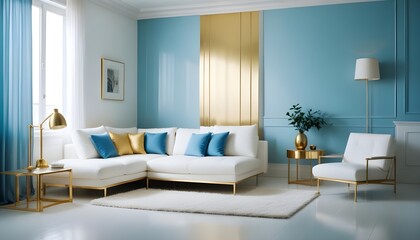 Fototapeta premium interior modern design room 3d