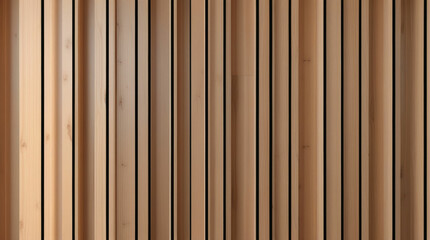 Warm Slatted Wood: A Uniform Texture of Vertical Wooden Strips
