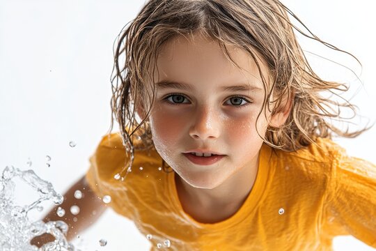 Young boy smiles while practicing push-ups outdoors during autumn with colorful leaves in the background on a sunny day with friends enjoying exercise