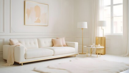 Fototapeta premium interior modern design room 3d