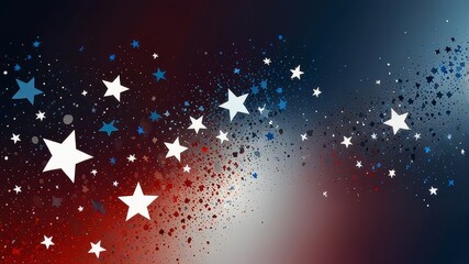 Stars background with blue color