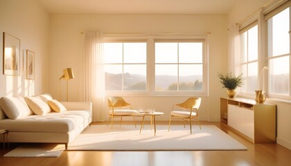 Fototapeta premium interior modern design room 3d