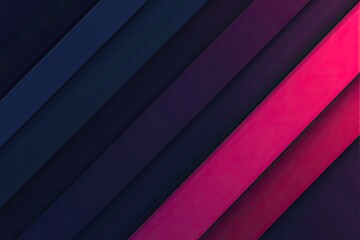 Obraz premium Diagonal stripes of deep blues, purples, and pinks. Gradient effect creates depth
