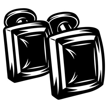 black cufflinks graphic design clip art preview