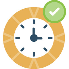 Time Success Flat Icon