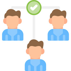 Team Motivation Flat Icon