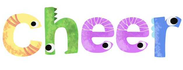  alphabet little monster concept a to z