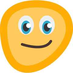 Thinking Face Flat Icon