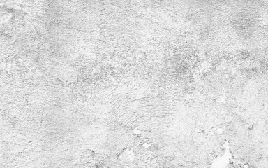 Wall fragment with scratches and cracks. Grey grunge background.