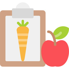 Diet Chart Flat Icon