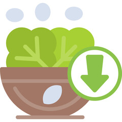 Healthy Snacks Flat Icon