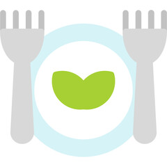 Vegetarian Diet Flat Icon