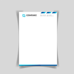Sleek & Modern Corporate Letterhead Template