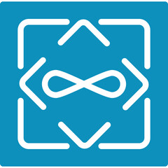 Infinity Icon Flat Icon