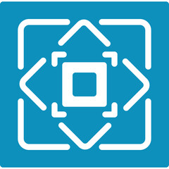 Square Icon Flat Icon