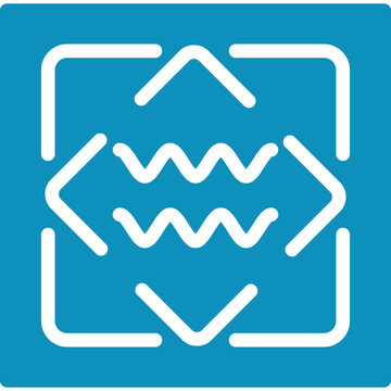 Sine Icon Flat Icon