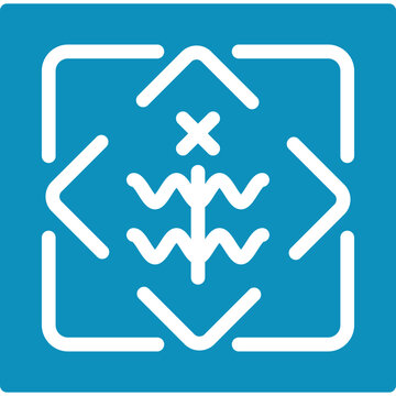 Cosine Icon Flat Icon