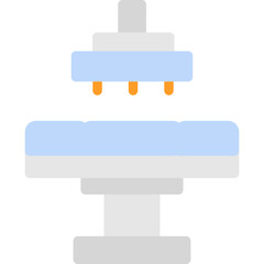 Surgical Table Flat Icon