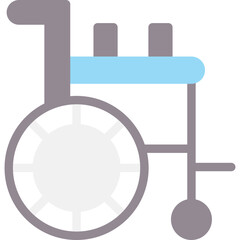 Wheelchair Flat Icon