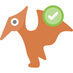 Pterodactyl Flat Icon
