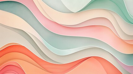abstract background with colorful waves