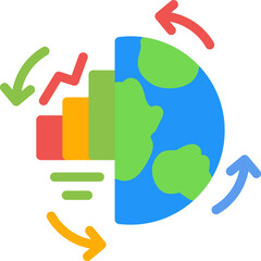 Global Integration Flat Icon