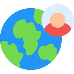 Global Production Flat Icon