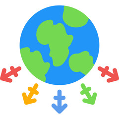 Global Opportunities Flat Icon