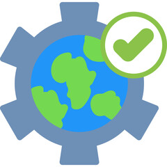Global Transformation Flat Icon