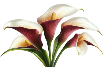 Calla Lily  isolated on a transparent background